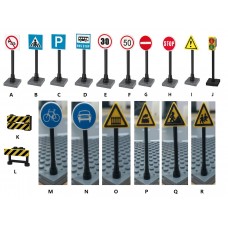 10PCS Traffic Sign Barricade Signal Light